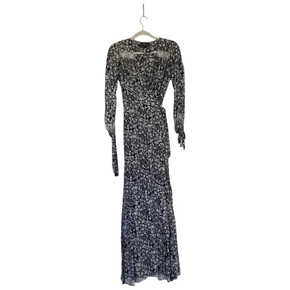 Anthropologie NAT NATALIE MARTIN Danika Wrapped Dress Size Small Long Sleeve - Picture 3 of 8